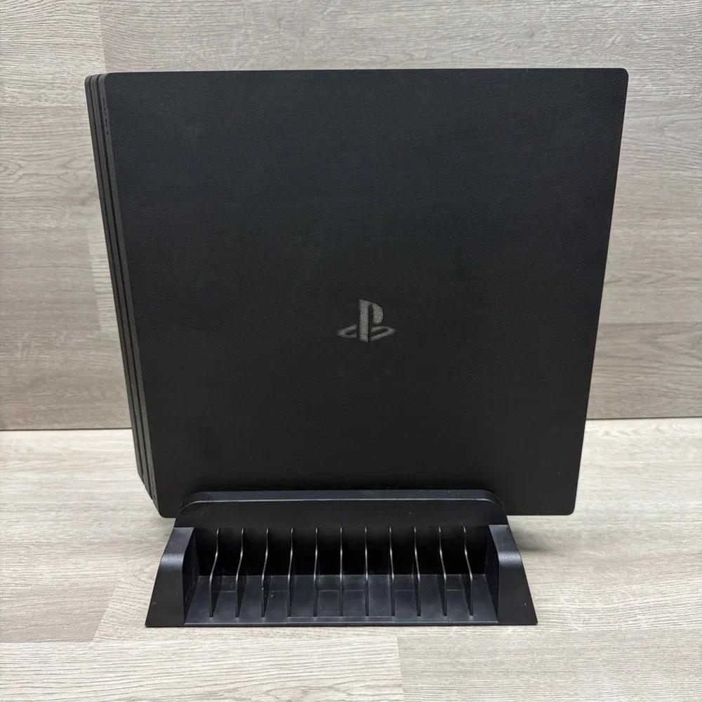 PS4 Pro Bundle w/ 1 Control 2 Games And Stand W/ Cooling Fan Tested Works Great!